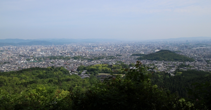 成就山八十八カ所霊場から見る京都市内