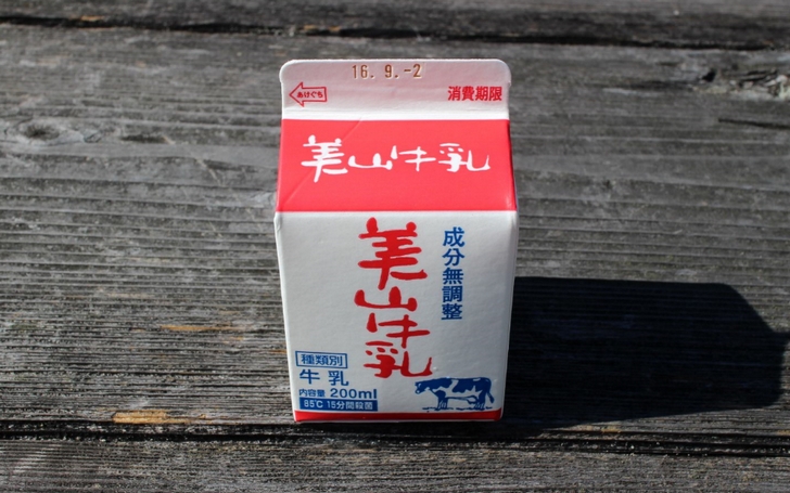 美山牛乳（110円） 200ml