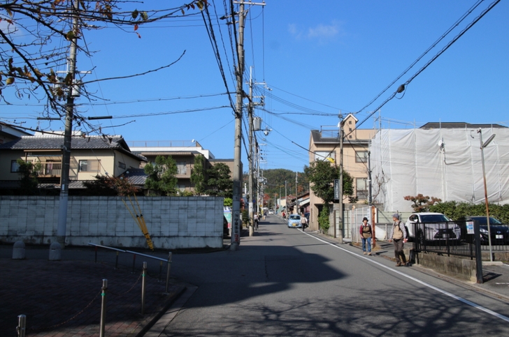 例年通りなら11月第三週は大渋滞になる鷹峯・源光庵への道
