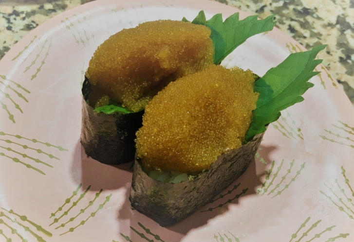 氷下魚の卵の軍艦巻