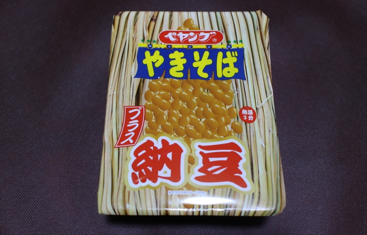 ペヤング「ソース焼きそば納豆プラス」