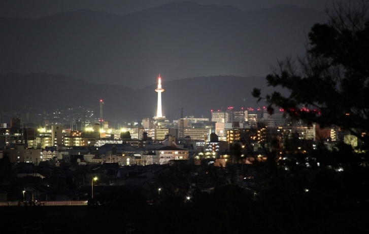 京都の夜景が見られる「法輪寺」がスタート