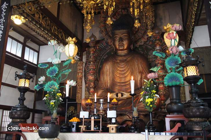 京都で一番大きい阿弥陀様「御室大仏」