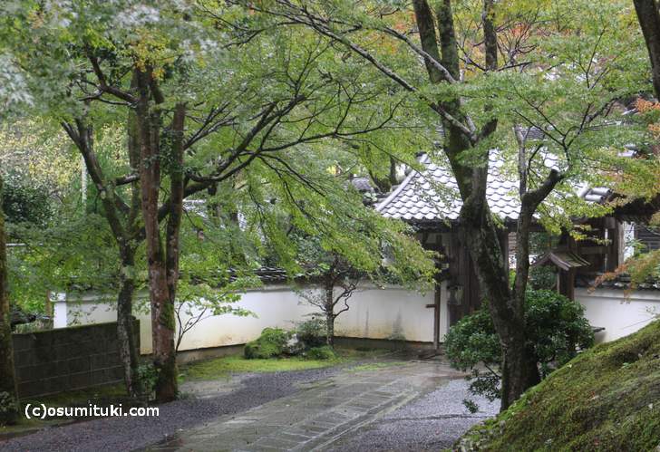 2017年10月29日の京都は「台風22号の影響」で観光客も少なく閑散としています