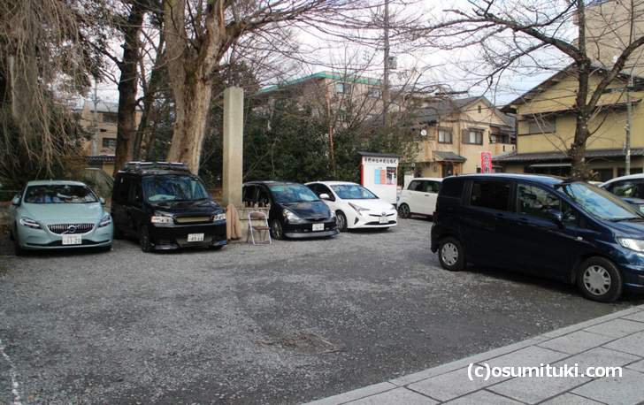 平野神社の駐車場（有料）