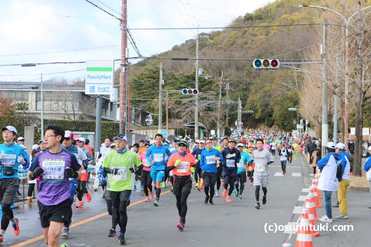 京都マラソン2018年（きぬかけの路）