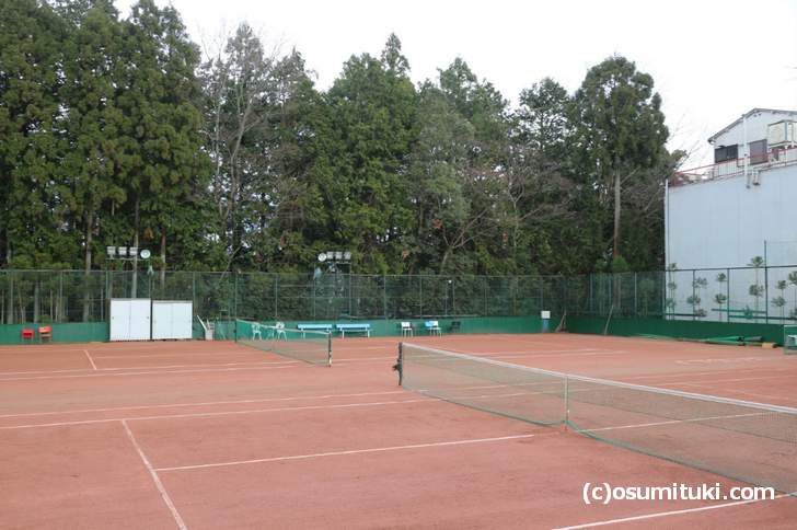 京都・鷹峯にあるテニスコート「セブンスリー川勝」で伊達公子さんはテニスを始めました