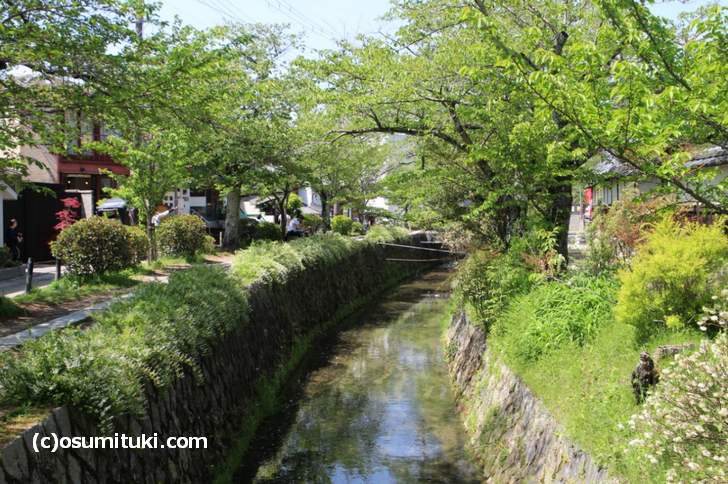 銀閣寺から歩いて琵琶湖疏水へ