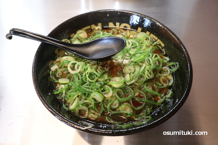 Green onion ramen 1350yen