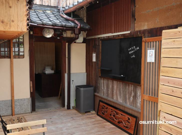 京町家をそのまま使ったカフェ