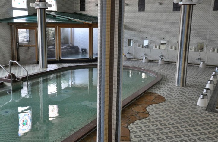 西村屋ホテル招月庭の大浴場