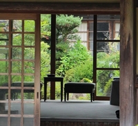 中庭がある旅館