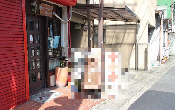 京都・一乗寺（ラーメンストリート）にある某カフェ