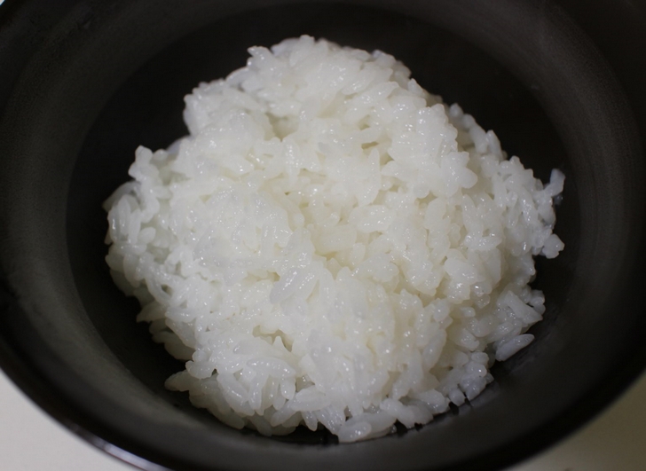 米粒がハッキリとし、ツヤもあるお米