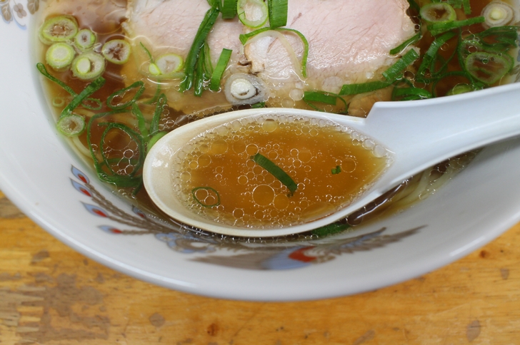 スープは昔の東京下町で食べた感じ