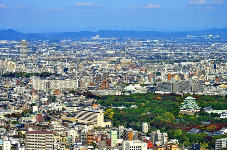 名古屋市街の風景