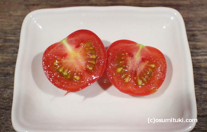 トマトは何であれ食べて確認しないと分かりづらいです