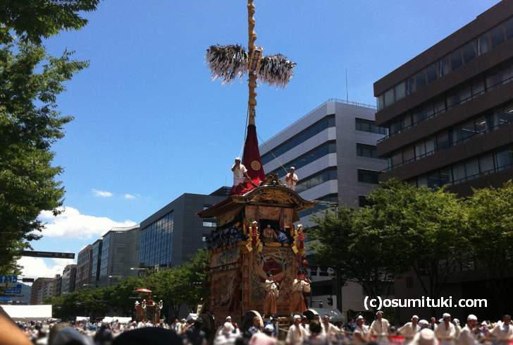 毎年7月中旬は京都は祇園祭で賑わいます？
