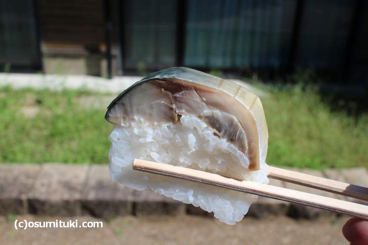 京都の鯖寿司