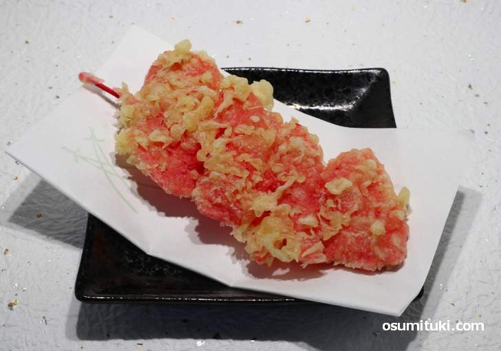 関西で初めて見た「紅生姜の天ぷら」