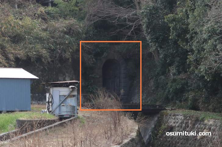 奈良県の柳谷口にある鹿川隧道（しかがわずいどう）※温泉担当による望遠撮影