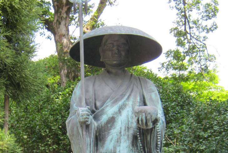 このあたりは、あの有名な偉人が立ち寄った場所だそうですよ