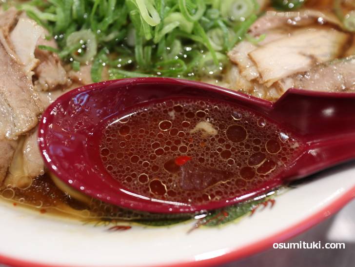 スープは京都人が食べ慣れたあの味です