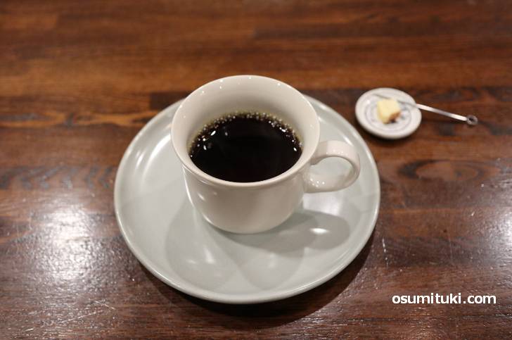 コーヒーはカフェタイム（亀岡市）の焙煎豆を使用
