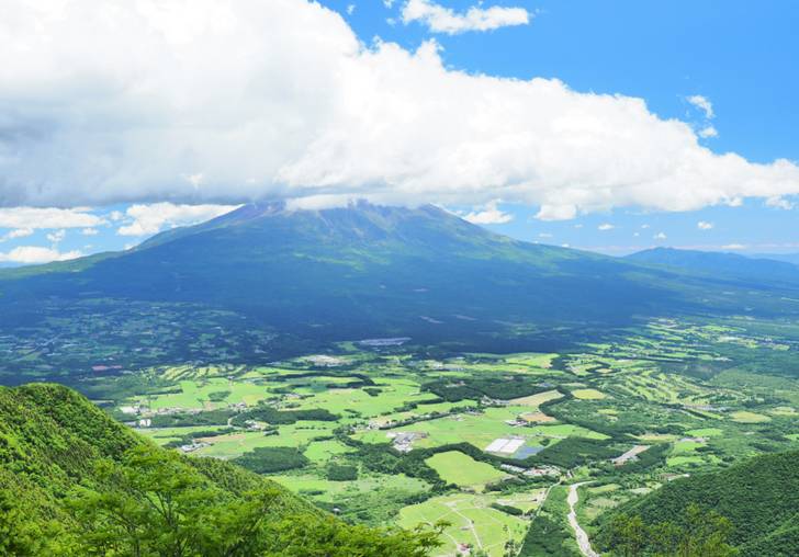 毛無山（身延町側）から見た富士山