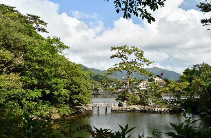 明神池 山口県萩市 住宅街にある海水の池 がナニコレ珍百景で紹介 京都のお墨付き