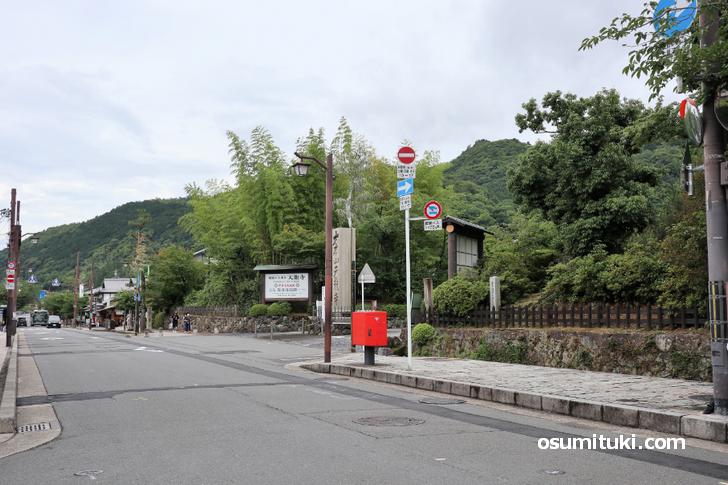京都・嵯峨嵐山「天龍寺」前の道路標識が『所さん！大変ですよ』に登場