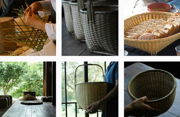 竹細工のある生活(インスタグラム)