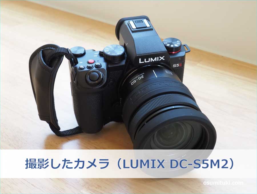 撮影したカメラ（LUMIX DC-S5M2）