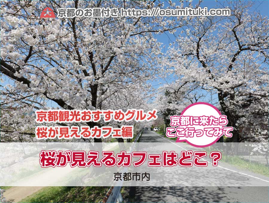 【京都観光おすすめグルメ】桜が見えるカフェはどこ？