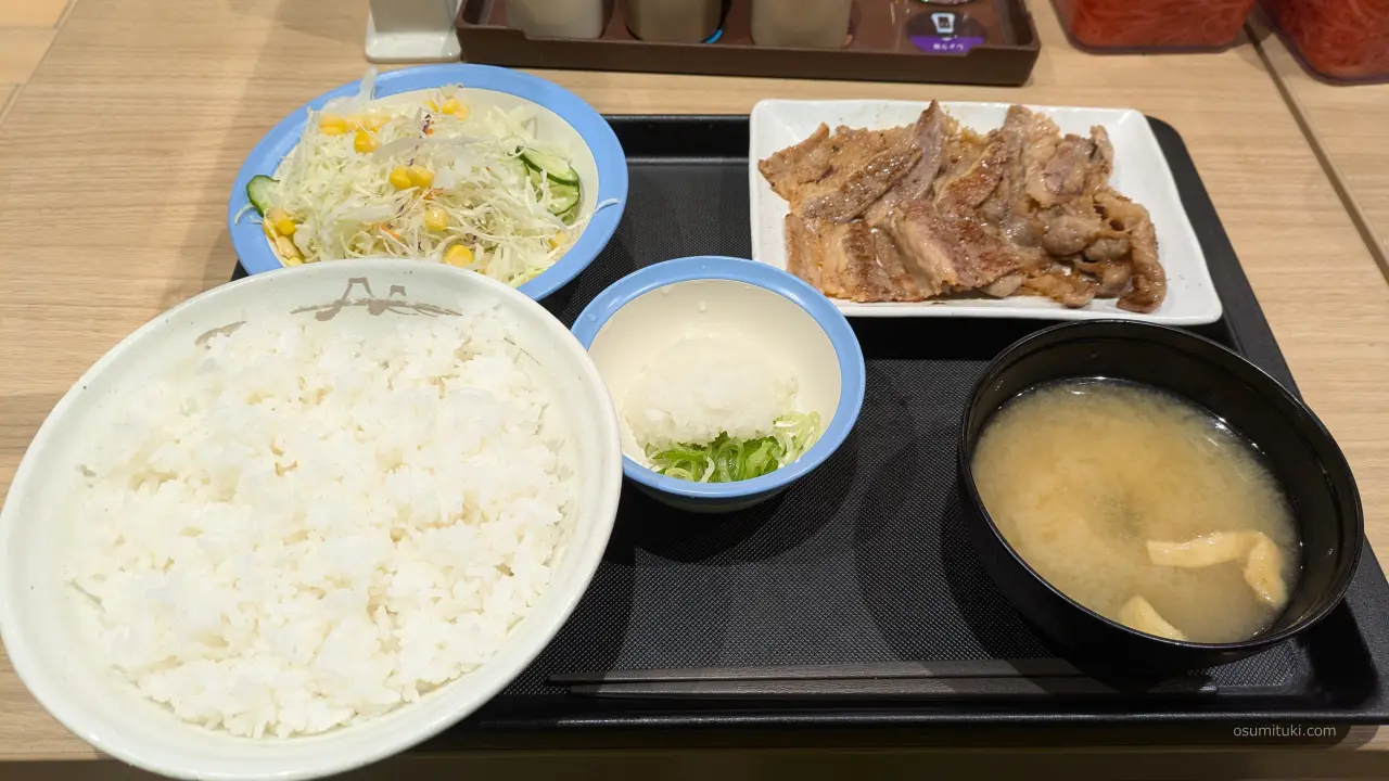 甘ったるくて好きじゃないカルビ焼肉定食