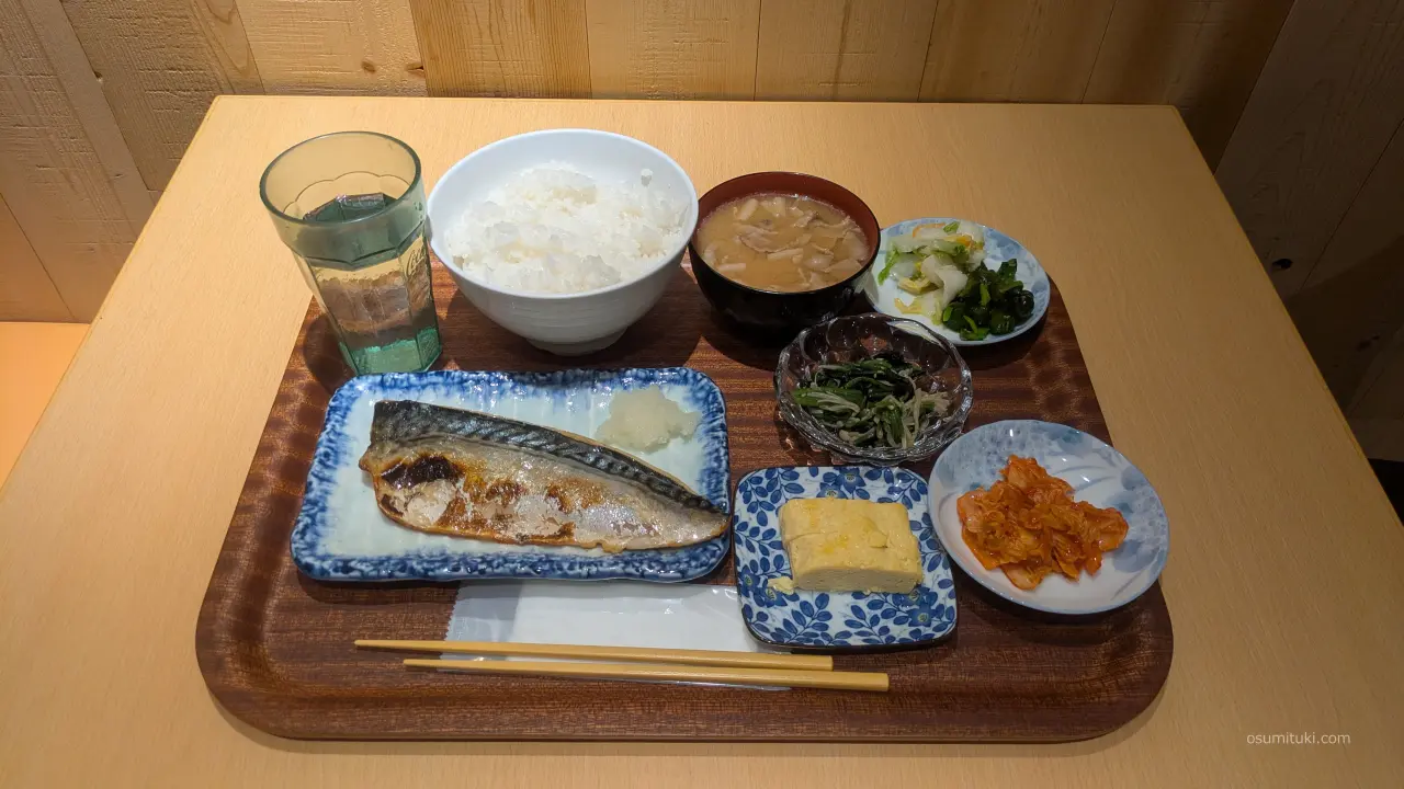 注文したのは焼きさば定食