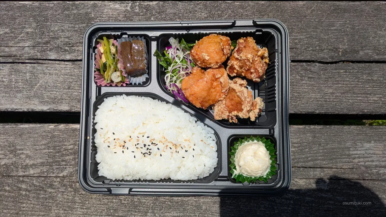 丹波あじわい鶏の唐揚げ弁当