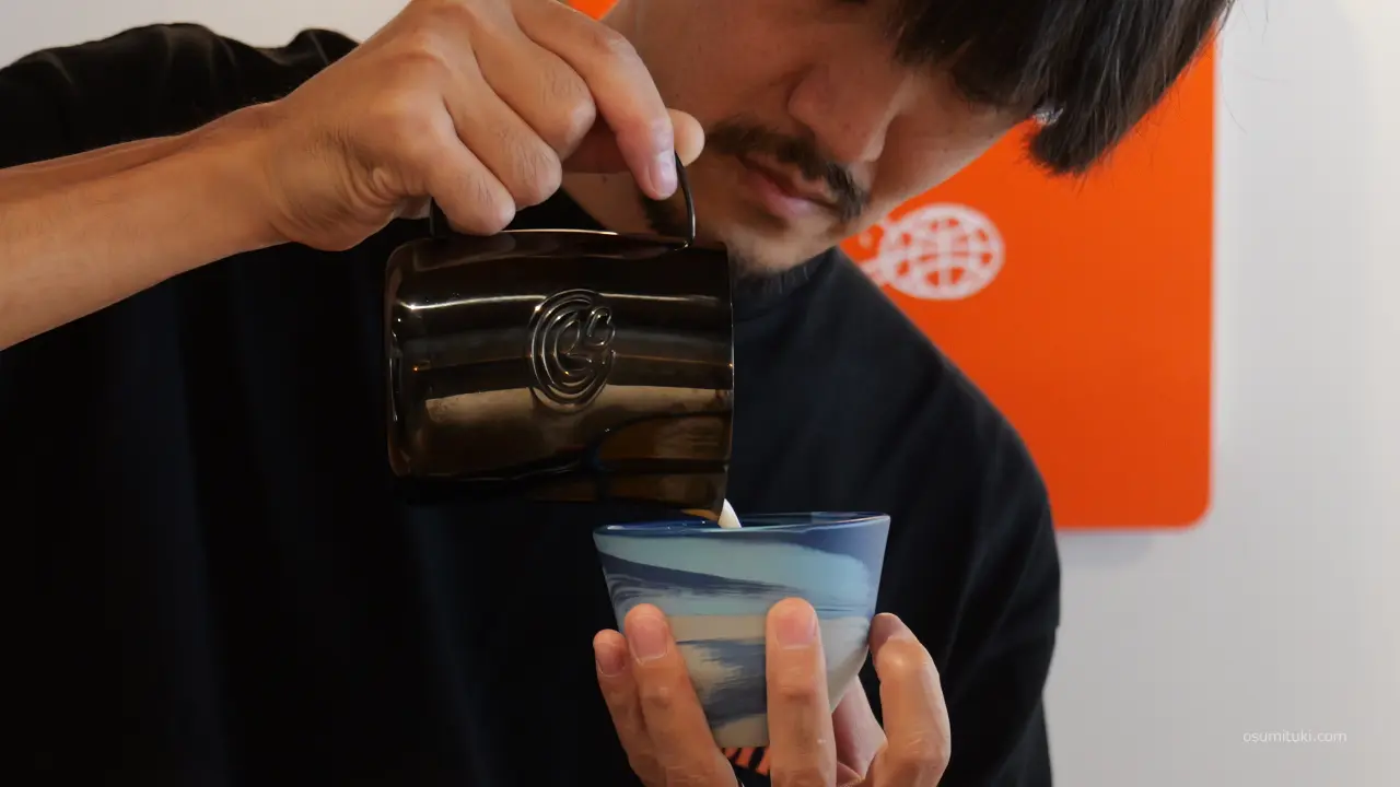 ラテアートチャンピオンのカフェ