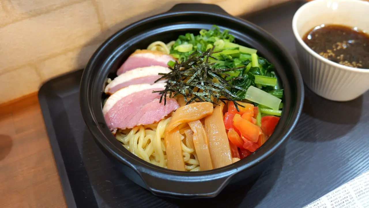 お野菜たっぷりの鴨つけ麺