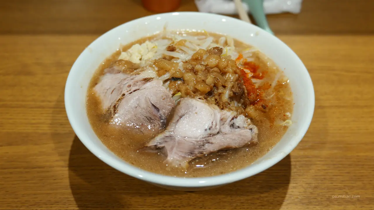 京都の二郎系の中では好きなブランド