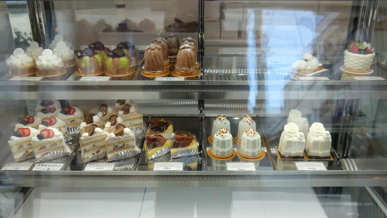 とても精細につくられたケーキのお店