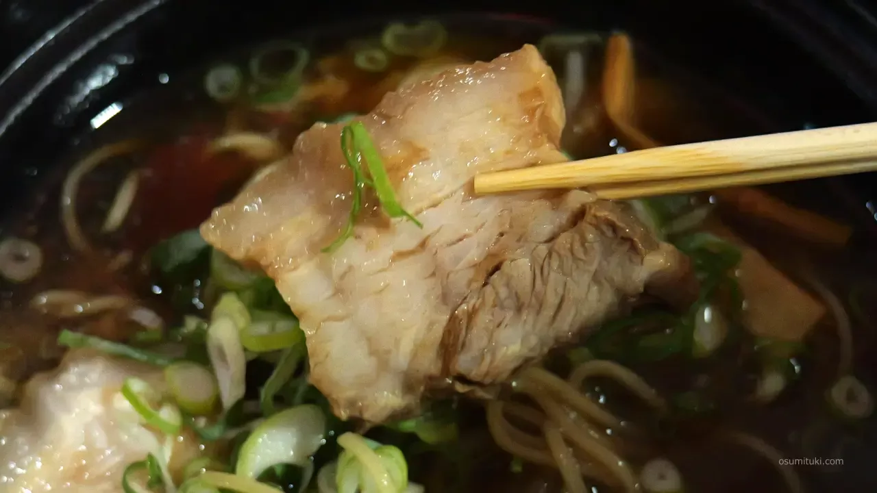 チャーシューは豚バラ